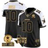 Cowboys Est. 1960 & We Dem Boyz Patch Gold Vapor Limited Jersey V2 – All Stitched – Alternate – Cooper Rush Jersey