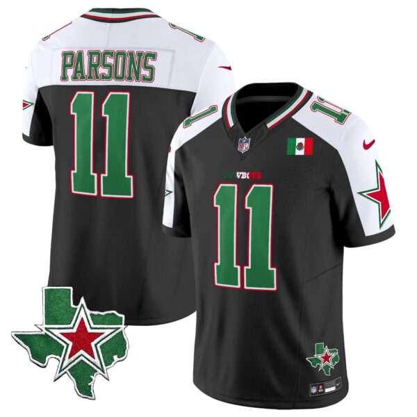 Cowboys 2024 Mexico Vapor Limited Jersey – All Stitched – Alternate – Micah Parsons Jersey