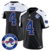 Buffalo Bills 2024 Vapor Limited Jersey – Est. 1960 Patch – All Stitched – Black Alternate – James Cook Jersey