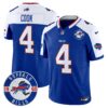 Buffalo Bills 2024 Vapor Limited Jersey – Est. 1960 Patch – All Stitched – Royal Alternate – James Cook Jersey