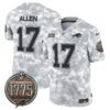 Bills 2024 Salute to Service Establishment Year Patch Vapor Limited Jersey – All Stitched – Marines – Josh Allen Jersey