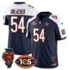 Bears 1920-2025 The Bears Vapor Limited Jersey – All Stitched – Navy Alternate – Brian Urlacher Jersey