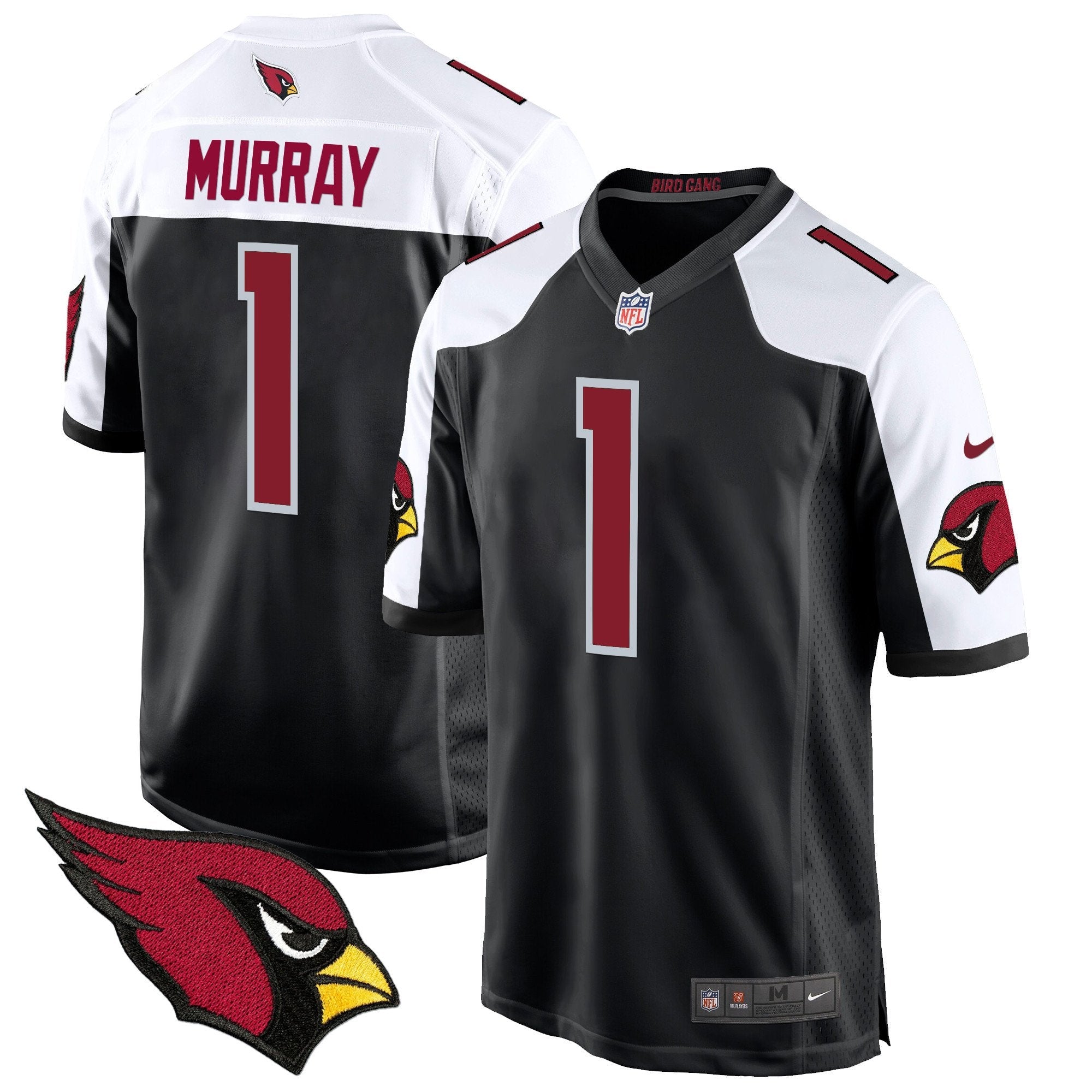 Arizona Cardinals 2024 Game Jersey – All Stitched – Black Alternate – Kyler Murray Jersey