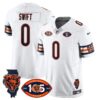 Bears 1920-2025 The Bears Vapor Limited Jersey – All Stitched – White – D’Andre Swift Jersey