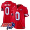 Buffalo Bills 2024 Bills Mafia Patch Vapor Limited Jersey – All Stitched – Red – Keon Coleman Jersey