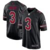 Arizona Cardinals 2024 Game Jersey – All Stitched – Black – Budda Baker Jersey