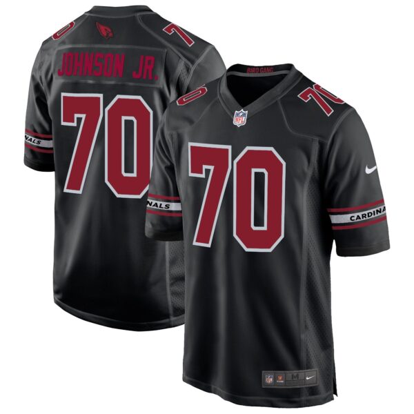 Arizona Cardinals 2024 Game Jersey – All Stitched – Black – Paris Johnson Jr. Jersey