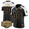 Ravens Maryland Flag Map 2024 AFC North Division Champions Patch Gold Vapor Limited Custom Jersey – All Stitched – Alternate Jersey