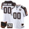 Browns #32 Jim Brown Memorial & Home Patch Custom Jersey V3 – All Stitched – Inverted Jersey