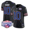 Bills 2024 AFC East Division Champions Vapor Limited Jersey – All Stitched – Black – Khalil Shakir Jersey