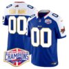 Bills 2024 AFC East Division Champions Gold Trim Vapor Limited Custom Jersey – All Stitched – Royal Alternate Jersey