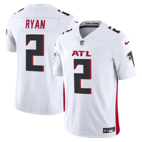 Atlanta Falcons 2024 Vapor Limited Jersey – All Stitched – White – Matt Ryan Jersey