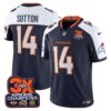 Denver Broncos 3-Time Champions Patch Vapor Limited Jersey – All Stitched – Navy Alternate – Courtland Sutton Jersey