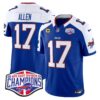 Bills 2024 AFC East Division Champions Vapor Limited Jersey – All Stitched – Royal Alternate – Josh Allen Jersey