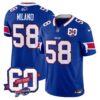 Bills 60th Anniversary Patch Vapor Limited Jersey – All Stitched – Royal – Matt Milano Jersey