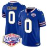 Bills 2024 AFC East Division Champions Gold Trim Vapor Limited Jersey – All Stitched – Royal – Keon Coleman Jersey
