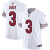Arizona Cardinals 2024 Vapor Limited Jersey – All Stitched – White – Budda Baker Jersey