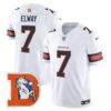 Denver Broncos Throwback Vapor Limited Jersey V2 – All Stitched – White – John Elway Jersey