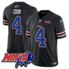 Buffalo Bills 2024 Bills Mafia Patch Vapor Limited Jersey – All Stitched – Black – James Cook Jersey