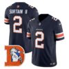 Denver Broncos Throwback Vapor Limited Jersey V2 – All Stitched – Navy – Patrick Surtain II Jersey