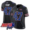 Buffalo Bills 2024 Bills Mafia Patch Vapor Limited Jersey – All Stitched – Black – Donald Trump Jersey