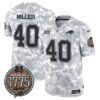 Bills 2024 Salute to Service Establishment Year Patch Vapor Limited Jersey – All Stitched – Army – Von Miller Jersey
