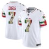 Dallas Cowboys Mexico Vapor Limited Jersey V3 – All Stitched – White – Trevon Diggs Jersey