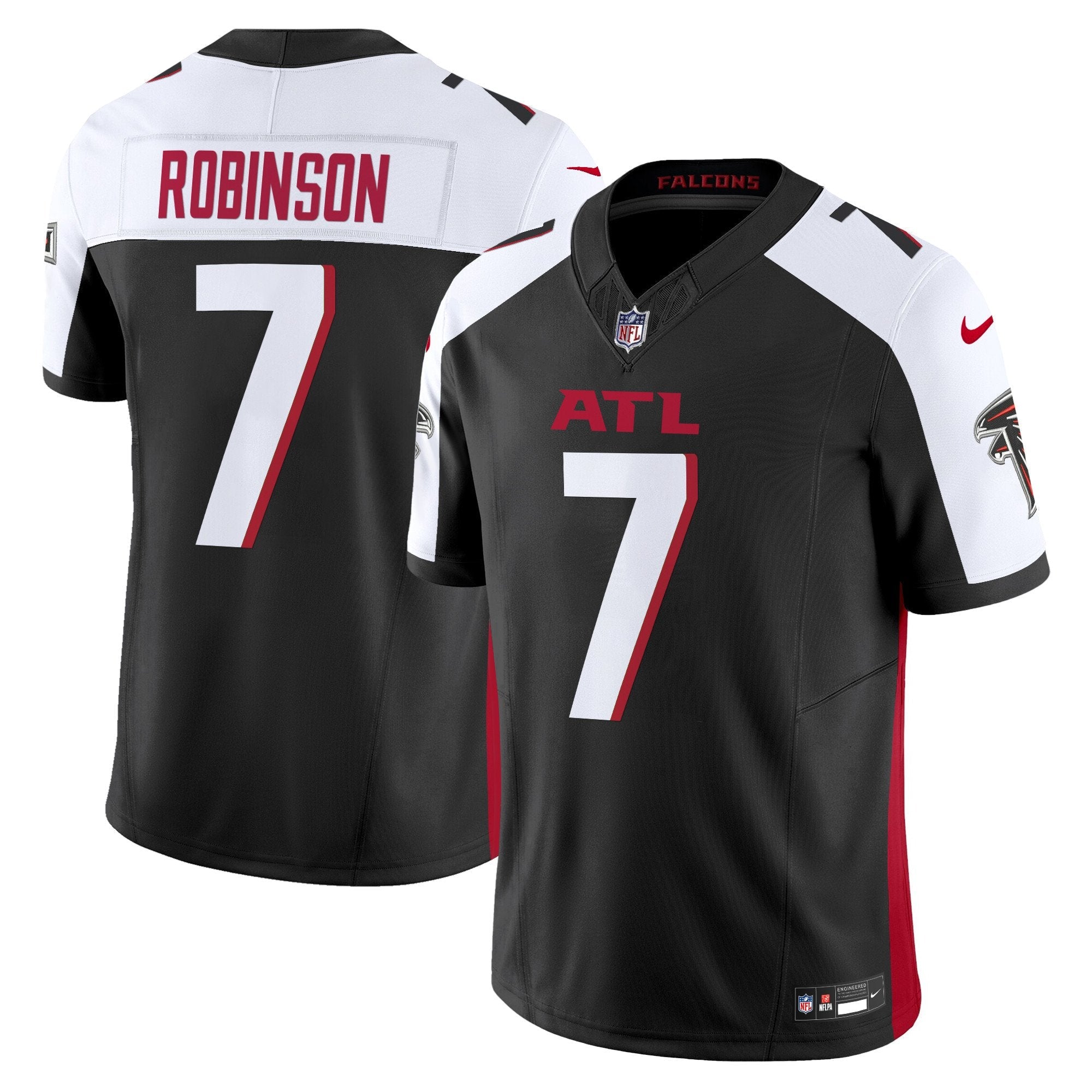 Atlanta Falcons 2024 Vapor Limited Jersey – All Stitched – Black Alternate – Bijan Robinson Jersey