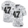 Dallas Cowboys 2024 Salute to Service Vapor Limited Jersey – All stitched – Arctic Camo – Donald Trump Jersey