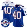 Buffalo Bills 2024 Vapor Limited Jersey – Est. 1960 Patch – All Stitched – Royal Alternate – Von Miller Jersey