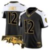 Ravens Maryland Patch Gold Vapor Limited Jersey V2 – All Stitched – Alternate – Jacoby Jones Jersey
