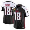Atlanta Falcons 2024 Vapor Limited Jersey – All Stitched – Black Alternate – Kirk Cousins Jersey