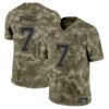 Dallas Cowboys 2024 Salute to Service Vapor Limited Jersey – All stitched – Olive Camo – Trevon Diggs Jersey