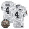 Bills 2024 Salute to Service Establishment Year Patch Vapor Limited Jersey – All Stitched – Marines – James Cook Jersey