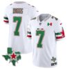 Cowboys 2024 Mexico Vapor Limited Jersey – All Stitched – White – Trevon Diggs Jersey