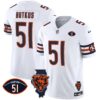 Bears Illinois Patch Vapor Jersey – All Stitched – White – Dick Butkus Jersey