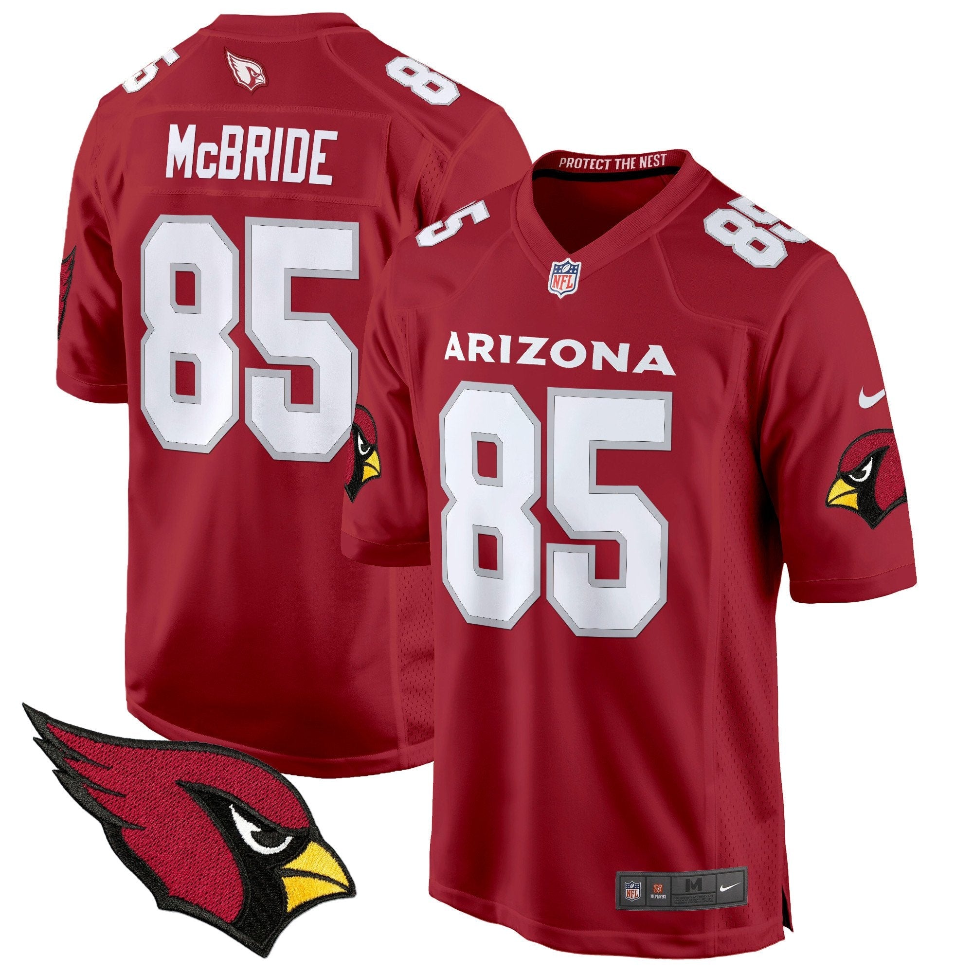Arizona Cardinals 2024 Game Jersey – All Stitched – Red – Trey McBride Jersey