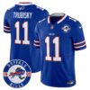 Buffalo Bills 2024 Vapor Limited Jersey – Est. 1960 Patch – All Stitched – Royal – Mitchell Trubisky Jersey