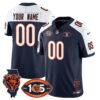 Bears 1920-2025 The Bears Vapor Limited Custom Jersey – All Stitched – Navy Alternate Jersey