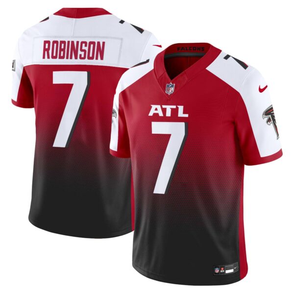 Atlanta Falcons 2024 Vapor Limited Jersey – All Stitched – Red Alternate – Bijan Robinson Jersey