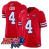 Buffalo Bills 2024 Bills Mafia Patch Vapor Limited Jersey – All Stitched – Red – James Cook Jersey