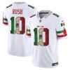 Dallas Cowboys Mexico Vapor Limited Jersey V3 – All Stitched – White – Cooper Rush Jersey