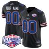 Bills 2024 AFC East Division Champions Vapor Limited Custom Jersey – All Stitched – Black Jersey