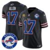 Buffalo Bills 2024 Vapor Limited Jersey – Est. 1960 Patch – All Stitched – Black – Josh Allen Jersey