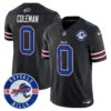 Buffalo Bills 2024 Vapor Limited Jersey – Est. 1960 Patch – All Stitched – Black – Keon Coleman Jersey
