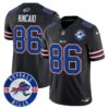 Buffalo Bills 2024 Vapor Limited Jersey – Est. 1960 Patch – All Stitched – Black – Dalton Kincaid Jersey