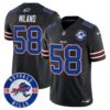 Buffalo Bills 2024 Vapor Limited Jersey – Est. 1960 Patch – All Stitched – Black – Matt Milano Jersey