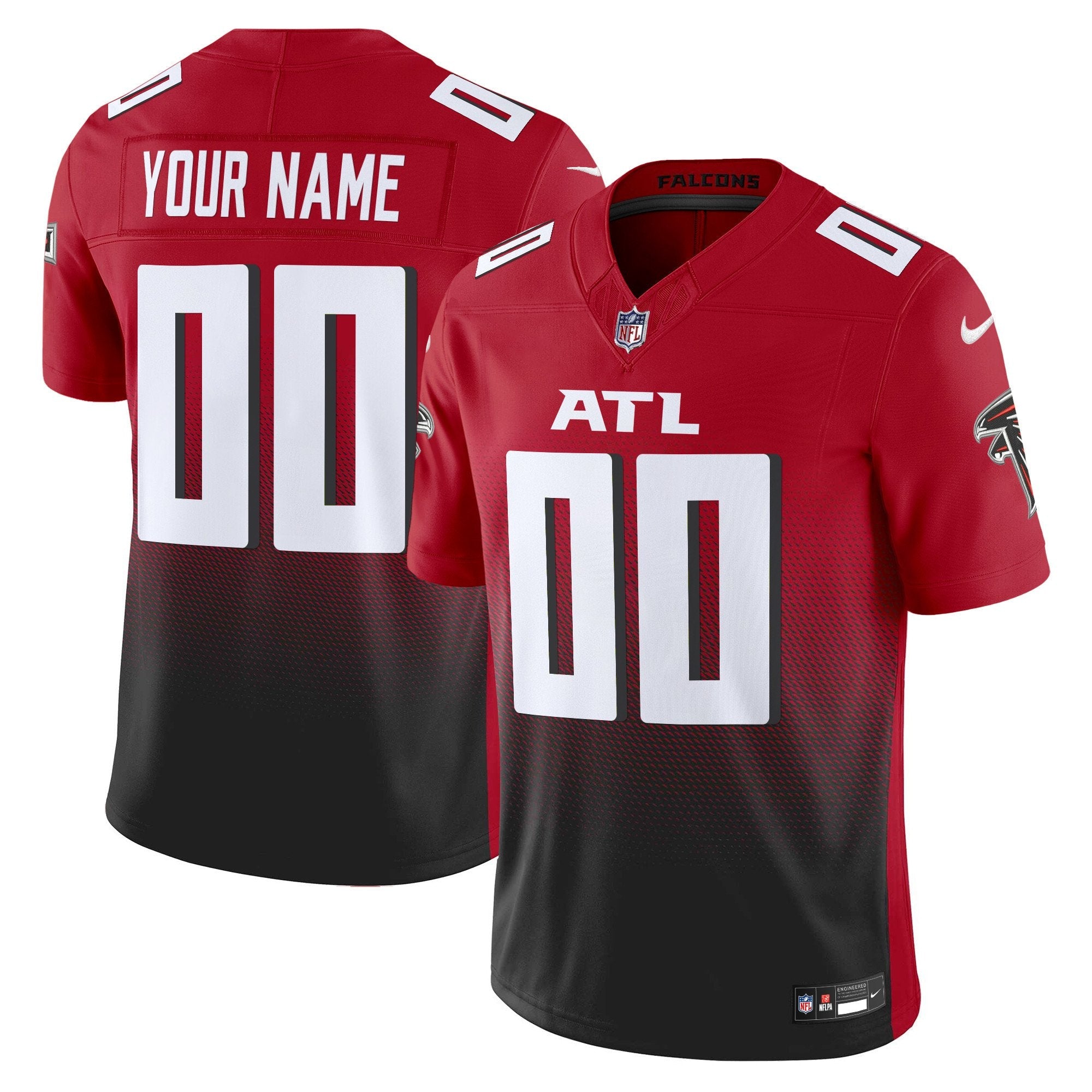 Atlanta Falcons 2024 Vapor Limited Custom Jersey – All Stitched – Red Jersey