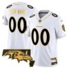 Ravens 2024 Gold Vapor Limited Custom Jersey – All Stitched – White Gold Jersey
