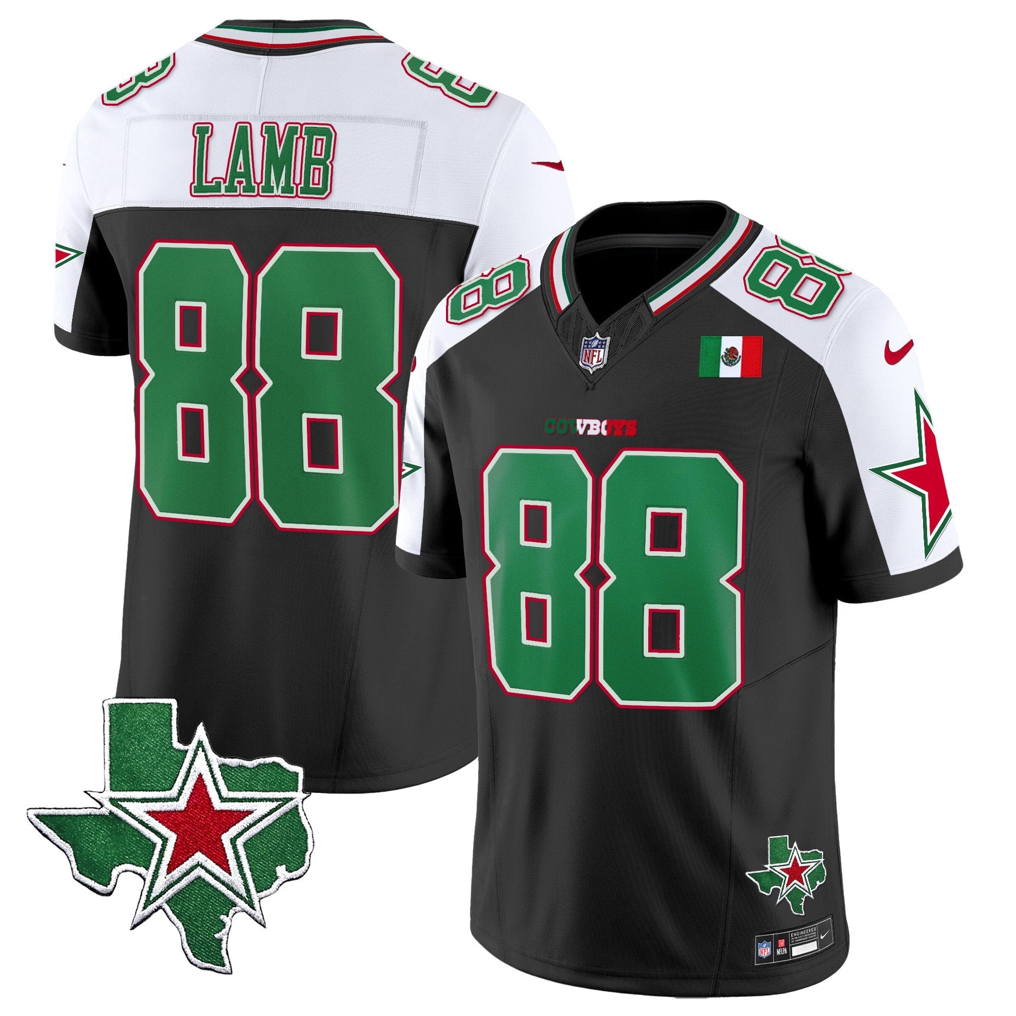 Cowboys 2024 Mexico Vapor Limited Jersey – All Stitched – Alternate – CeeDee Lamb Jersey